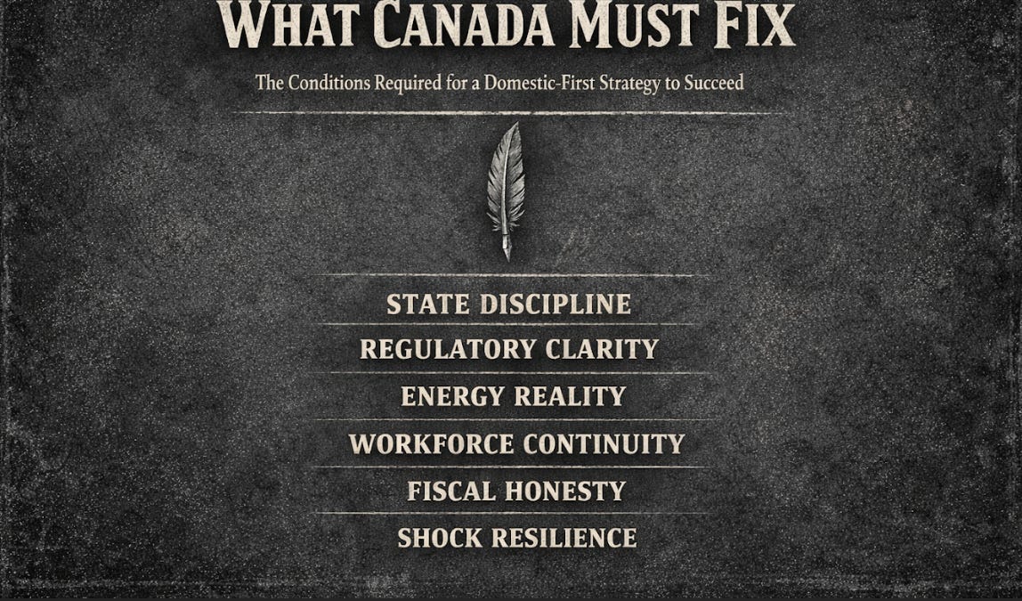 Part Two: What Canada Must Fix to Make a Domestic-First Strategy Work