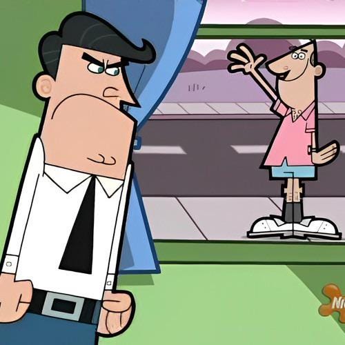 Do you know why Mr.Turner and Dinkleberg got beef? : r/fairlyoddparents