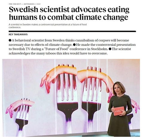 People want us to eat bugs and people