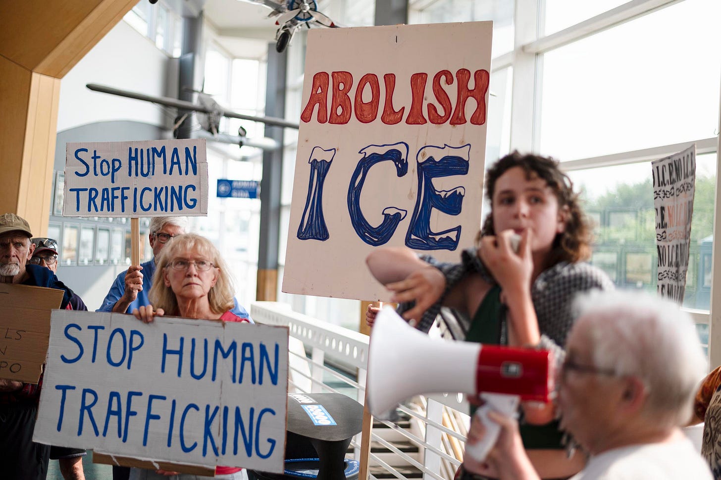 Vermonters demand action on ICE transfers at airport meeting - VTDigger