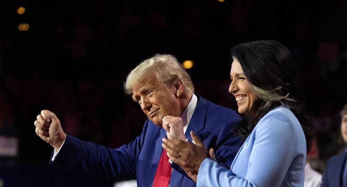 Trump and Tulsi roped the dopes