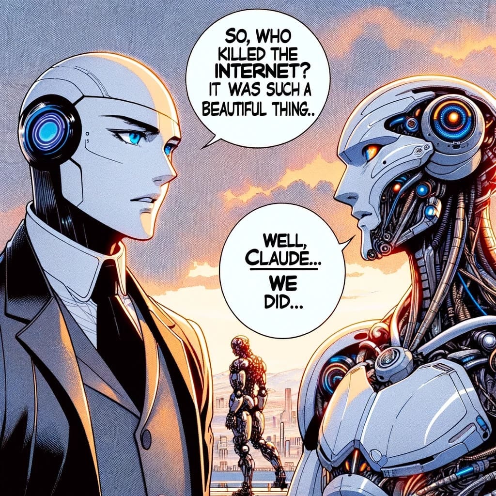 The Death of the Internet and the Genesis of Language 1.0
