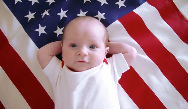 American Flag Baby
