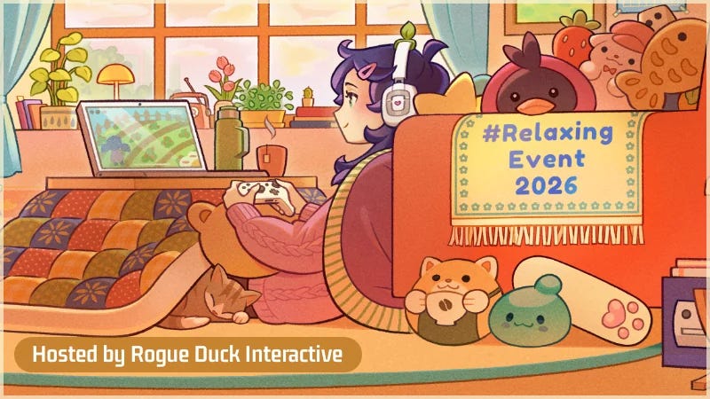 Steam's 2026 Relaxing Event artwork; showcasing the best cosy games to play when tired Steam's 2026 Relaxing Event artwork; showcasing the best cosy games to play when tired