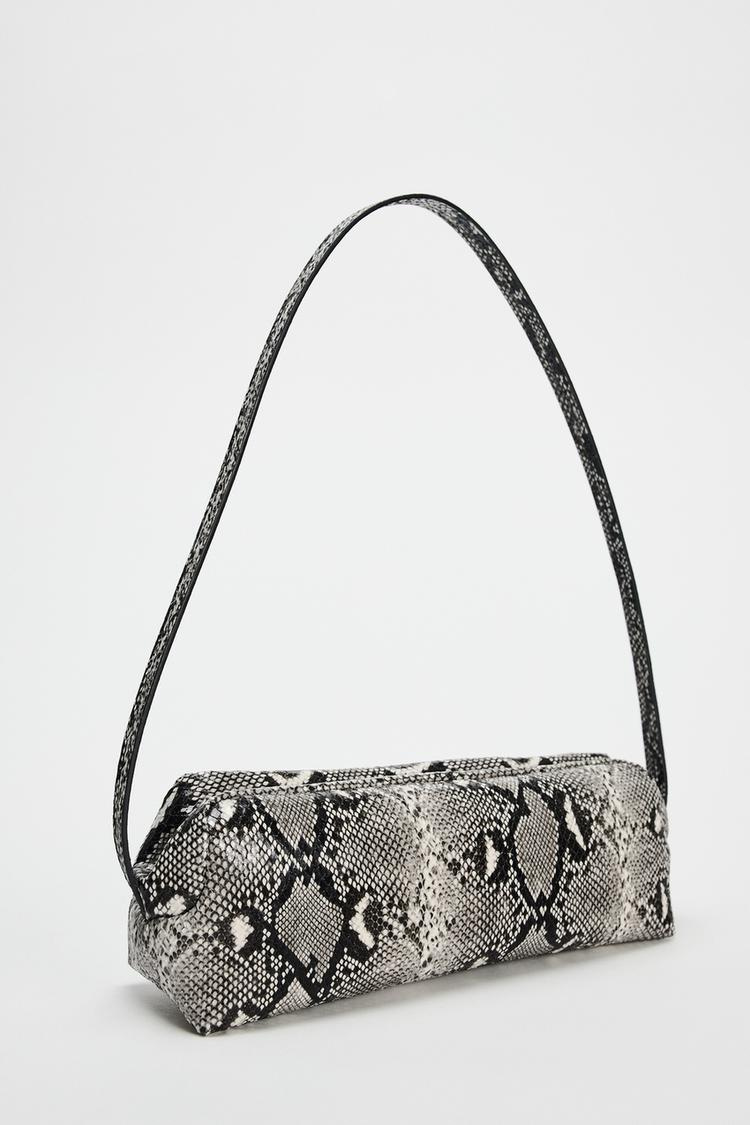 Zara SHOULDER BAG - Snake - Image 3
