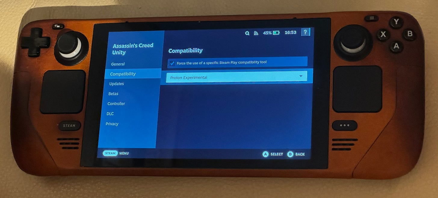 Steam Deck Proton Compatibility