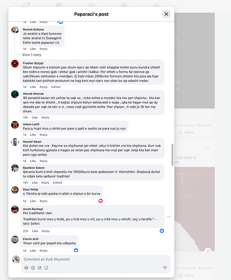 Comments Captured in the Screenshots on Wednesday, Feb 11, 2026.