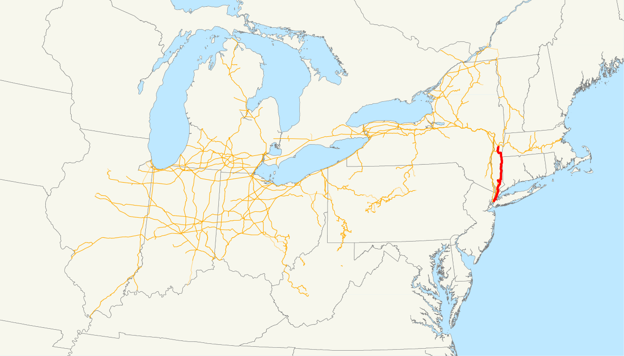 New York and Harlem Railroad system map (1918).svg