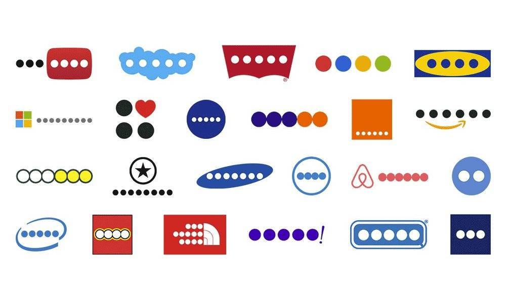 Can you recognise these famous brand logos without their name? #brand # branding #logodesign #logo