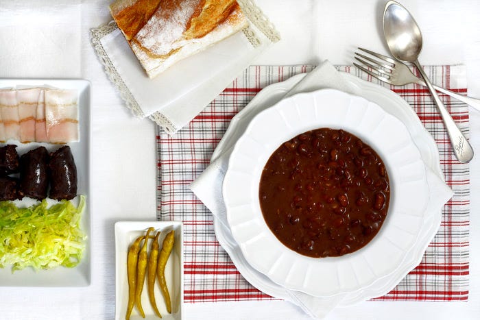 Alubias de Tolosa al estilo de El Frontón. Receta para crock pot