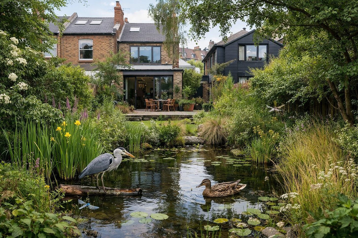 Wetland in an Urban Garden