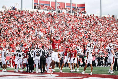 Arkansas football photos.