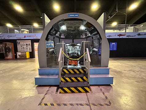 displays, exhibits, signs, planes