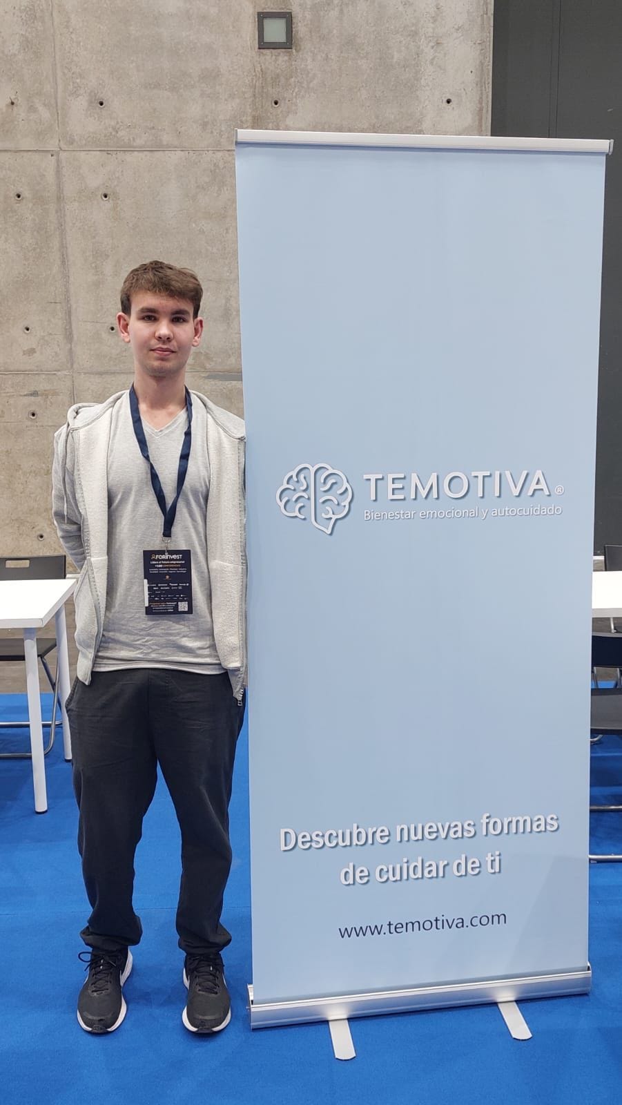 Santiago Su�rez Sack de Temotiva en Forinvest 2026.