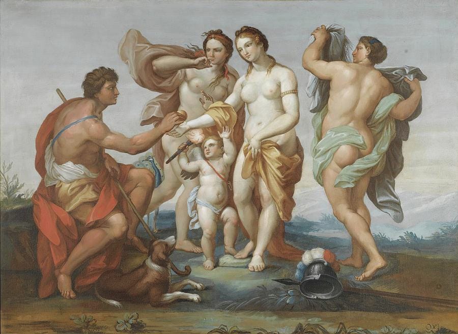 The Judgement Of Paris by Unknown