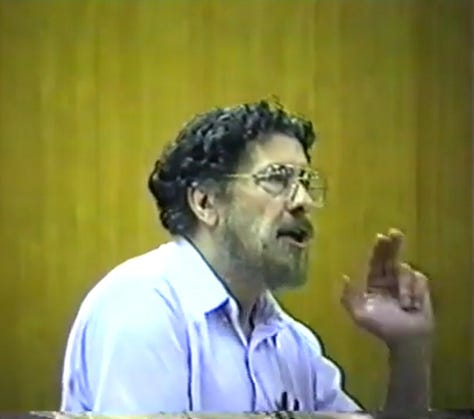 George Michael Evica at Jerry Rose's "Third Decade Conference," June 1991