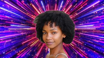 Headshot of Bethany Antonia in front of branding for Strictly Come Dancing 2026 - a background of glittering pink, purple and gold beams of light. Headshot of Bethany Antonia in front of branding for Strictly Come Dancing 2026 - a background of glittering pink, purple and gold beams of light.