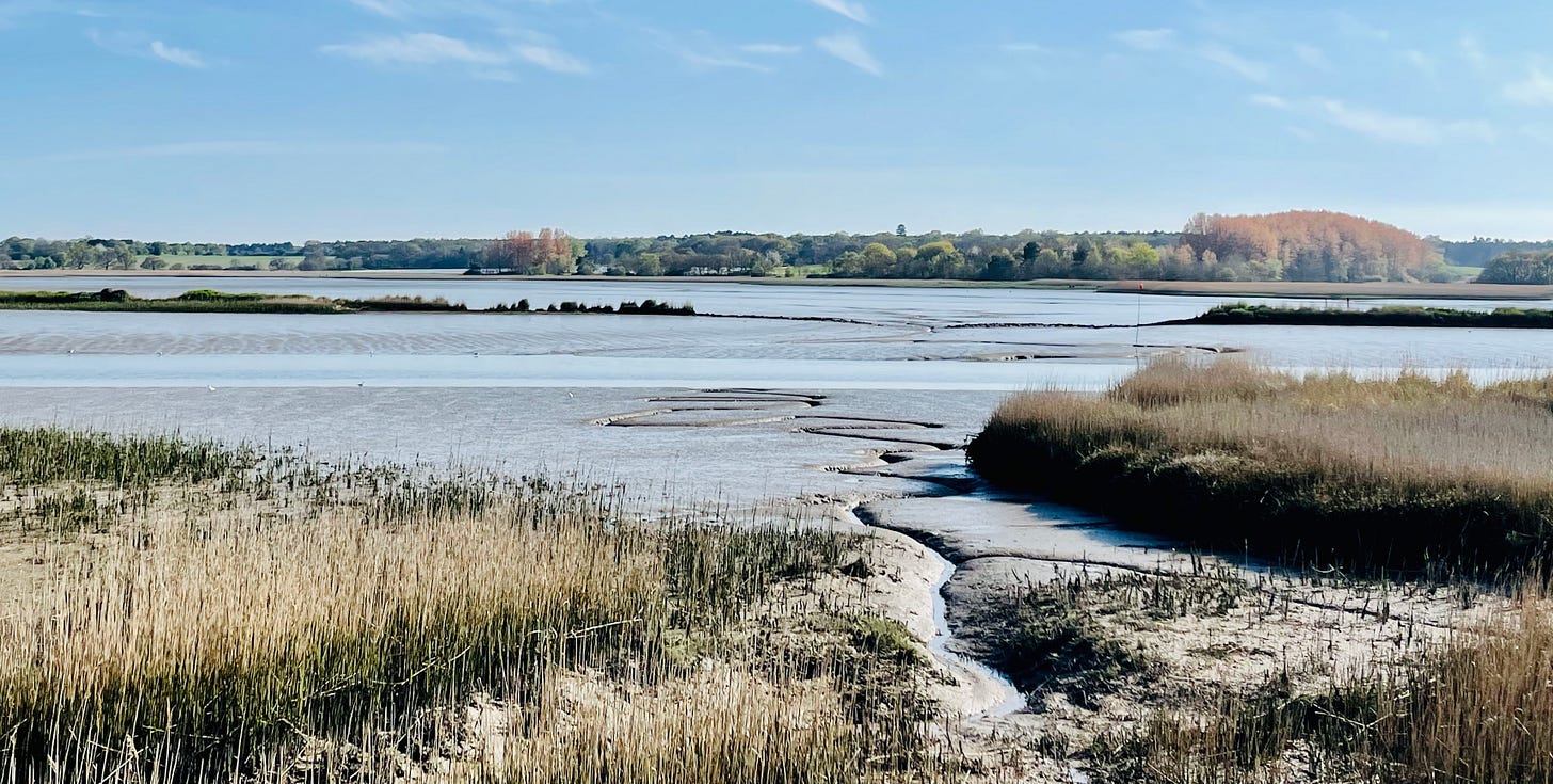 A view of the Alde mudflats