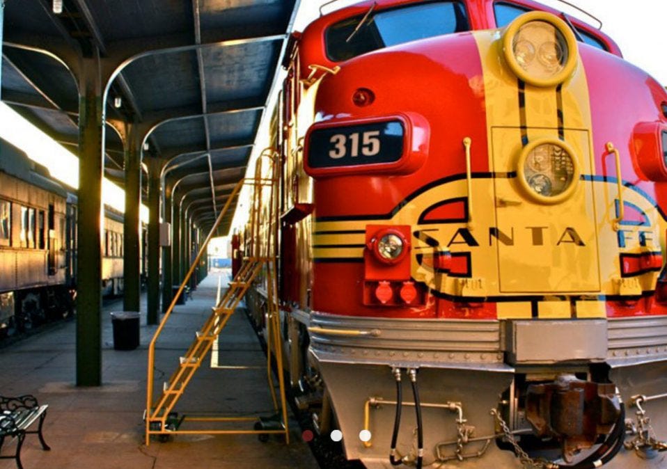 5 acres of trains at the Galveston Railroad museum