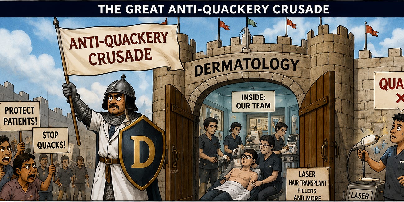 The Irony of Dermatology’s Anti-Quackery Crusade