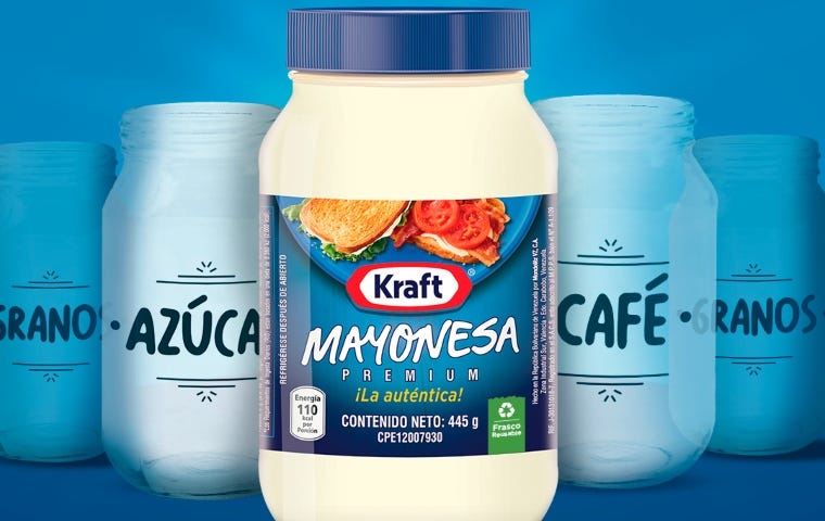 Kraft marca un punto de innovación y sostenibilidad con sus "Frascos  infinitos"