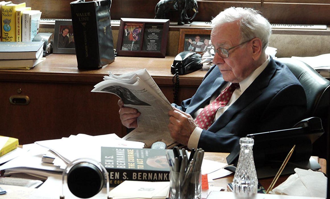 How to Build a Reading Habit Like Warren Buffett | by Alika Graham |  Evolutionaries | Medium