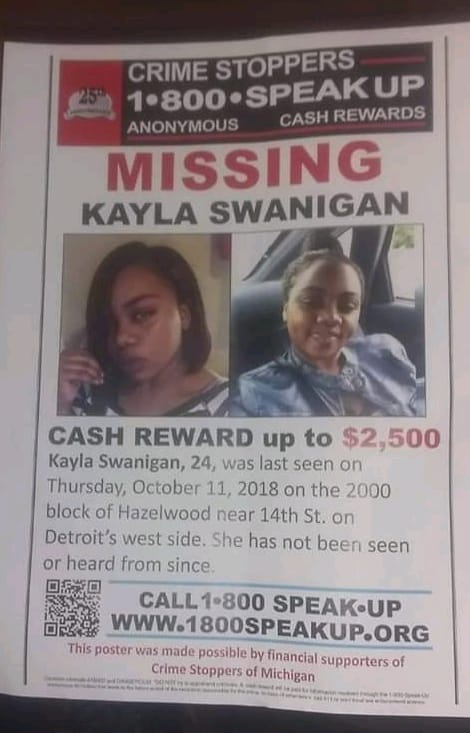 Kayla Nicole Swanigan Missing