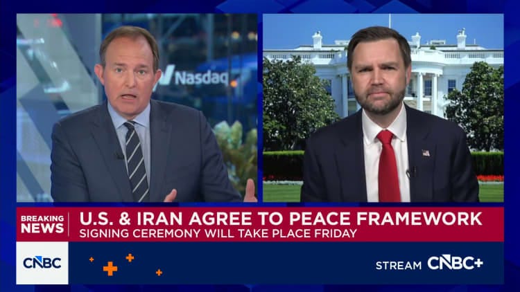 Vice President JD Vance: 'A lot' of Iran deal details to figure out, but  U.S. has 'all the cards'