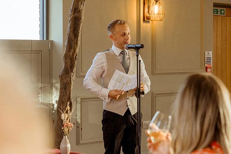 Holly and toms wedding day