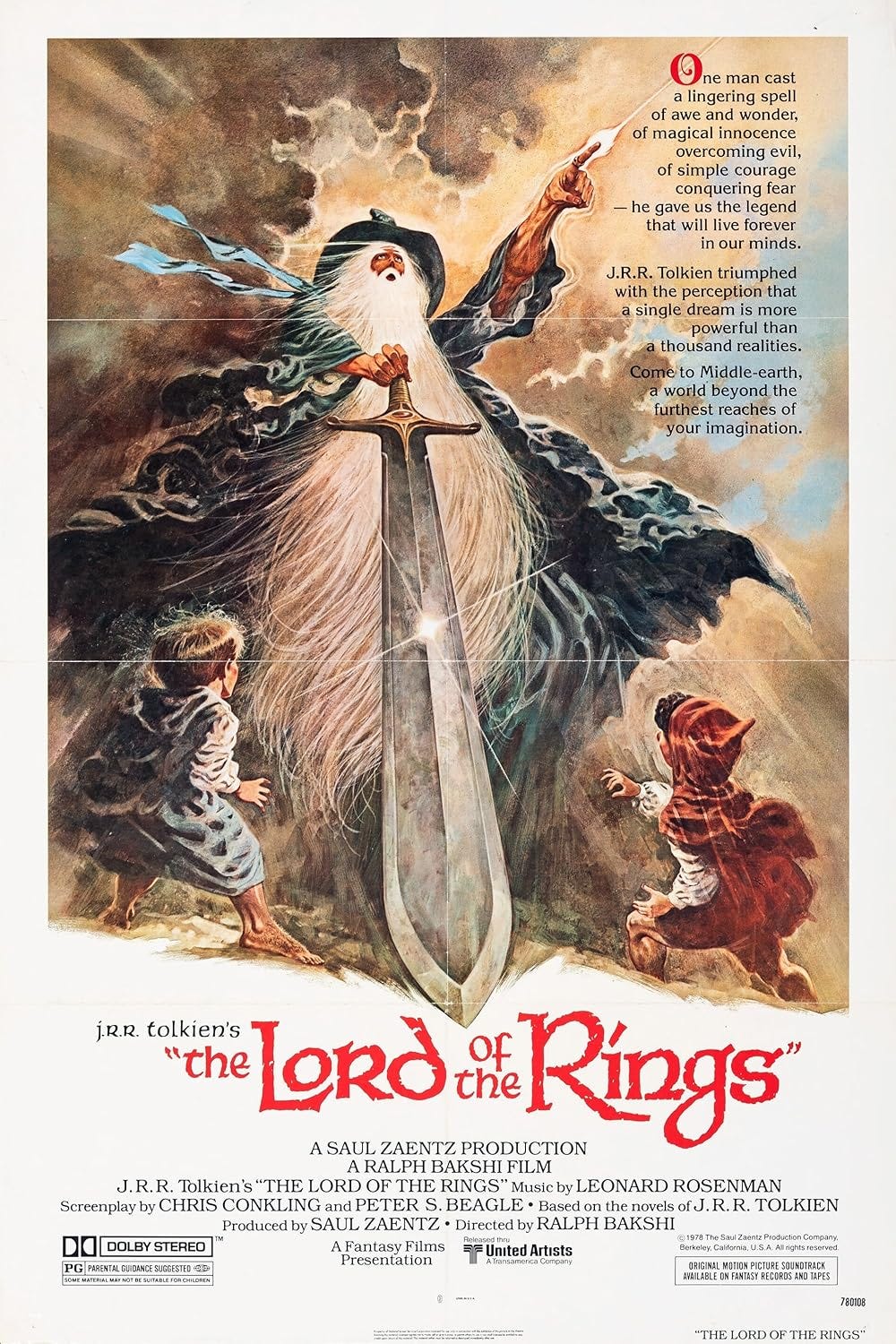 The Lord of the Rings (1978) movie poster