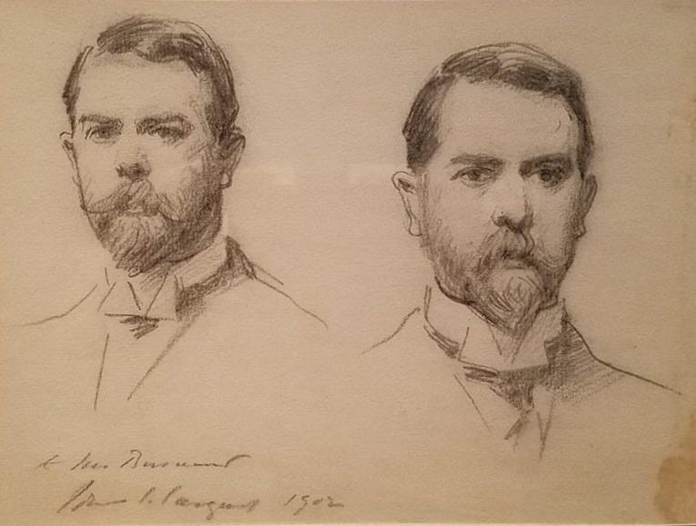 John Singer Sargent, Double Self-Portrait, 1902