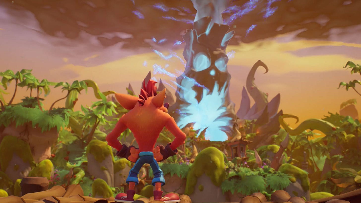 Watch Clip: Crash Bandicoot 4: It's About Time Gameplay - Zebra Gamer |  Prime Video