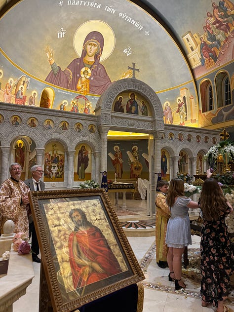 Fotos einer griechisch-orthodoxen Kirche