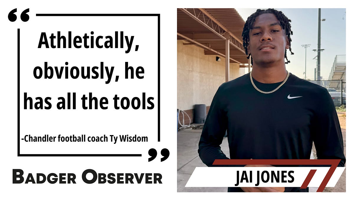 Coach: 4-star Wisconsin football commit Jai Jones ‘has all the tools’