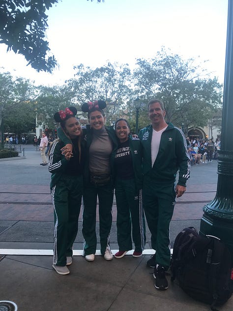 Disney land with my family on New years is a family tradition