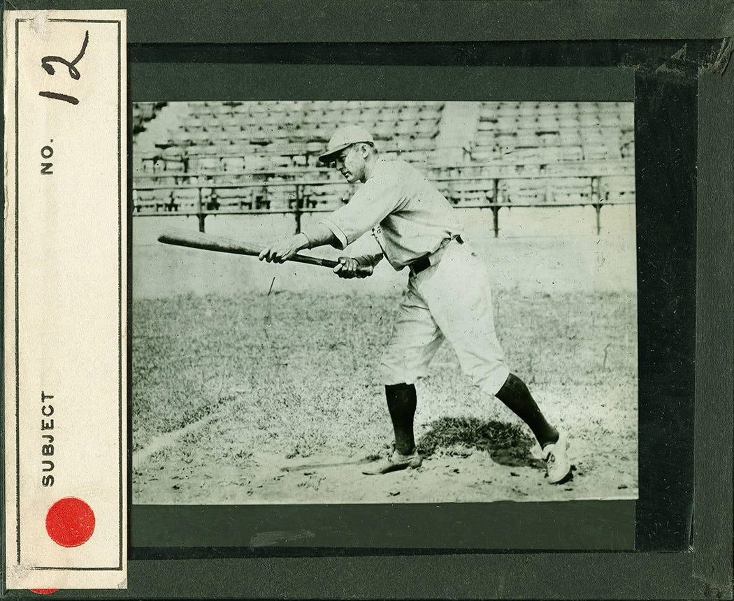 Jack Fournier demonstrates how to properly do a "drag bunt"