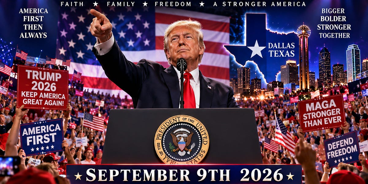 &ldquo;$5,000 TO EVERY AMERICAN IF WE WIN THE MIDTERMS!&rdquo; PRESIDENT TRUMP ROCKS DALLAS AT THE FIRST EVER MIDTERM RNC CONVENTION IN A BOLD AND POWERFUL SPEECH...