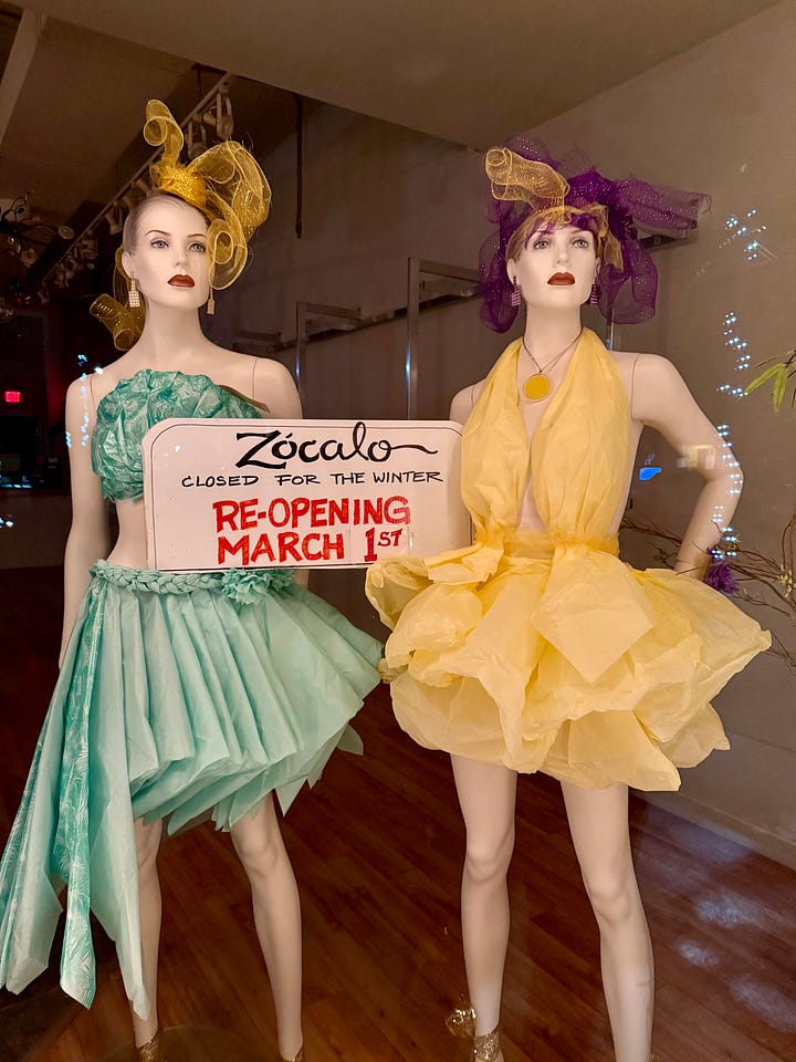 Gibsons, British Columbia downtown shop windows
