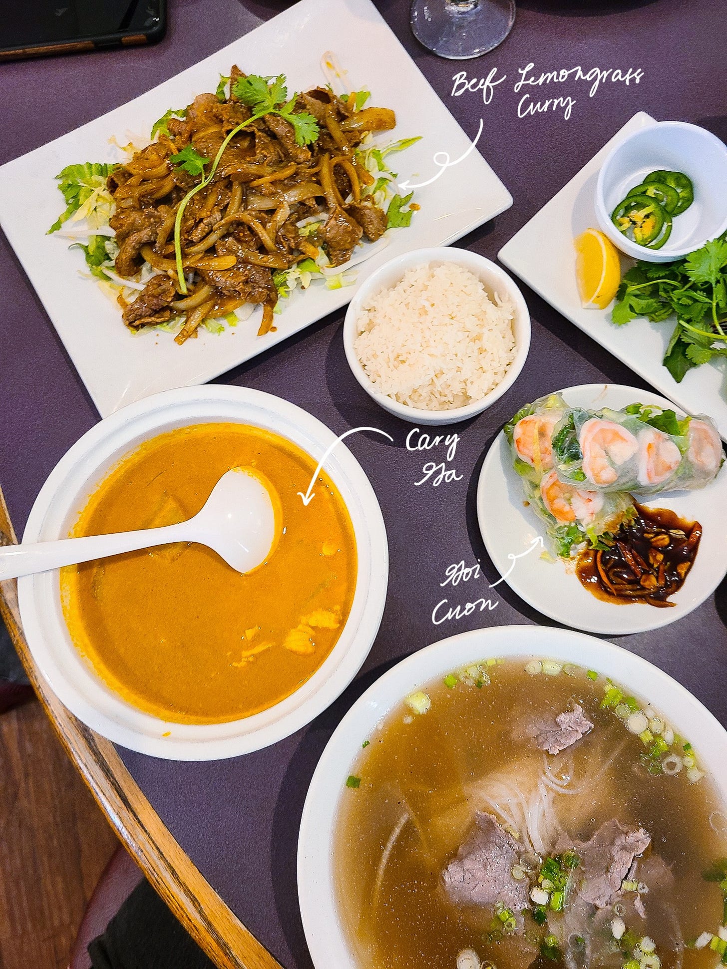 Lang Van dishes