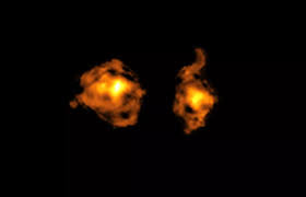 Astronomers spot two galaxies on 'violent collision course' before ...