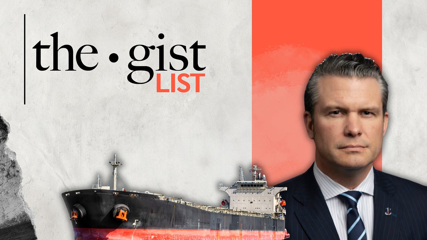 Pete Hegseth firing, Trump wants more babies, Americans are sick of hearing about misinformation, and sailors mooned and marooned.