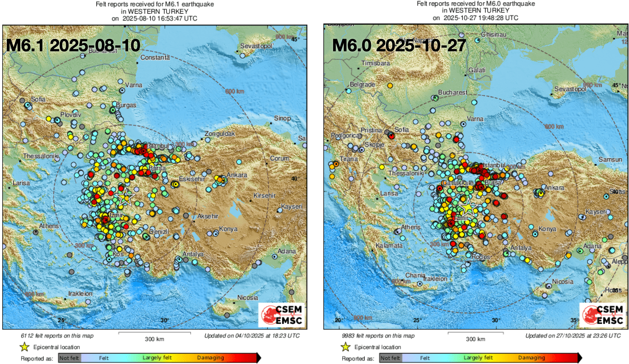 M6.0 earthquake shakes western Türkiye