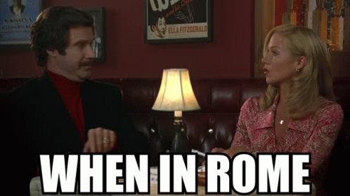 Anchorman When In Rome GIF - Anchorman When In Rome ...