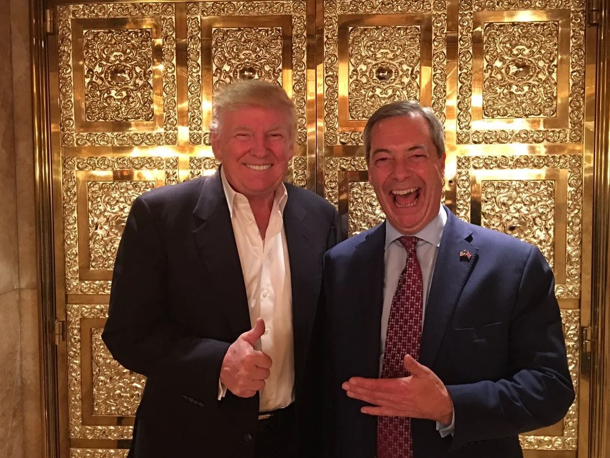 Two man looking absolutely delighted with their ability to throw two of the top 5 global economies into record declines!