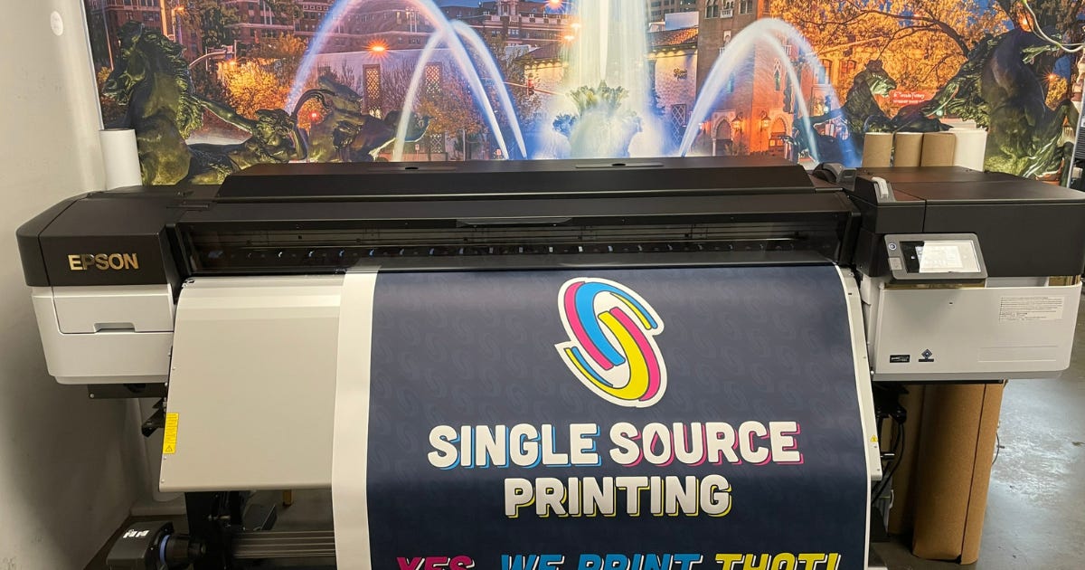 Epson ships the 64″ SureColor S7170 solvent — speed and value in one box