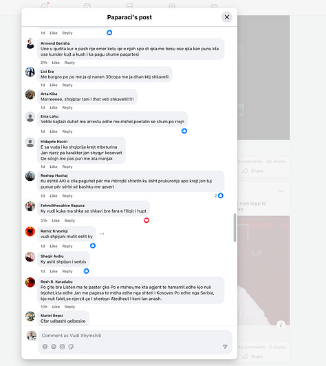 Comments Captured in the Screenshots on Wednesday, Feb 11, 2026.