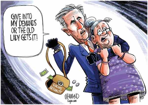 Republicans take America hostage to demand cuts to Social Security.