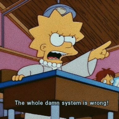 the whole damn system is wrong
