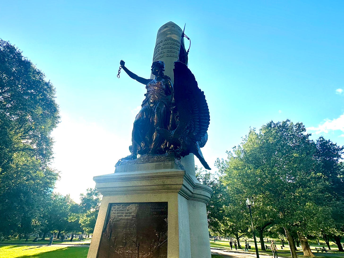 Boston Massacre Memorial, Boston Common, Author Photograph, September 26, 2023