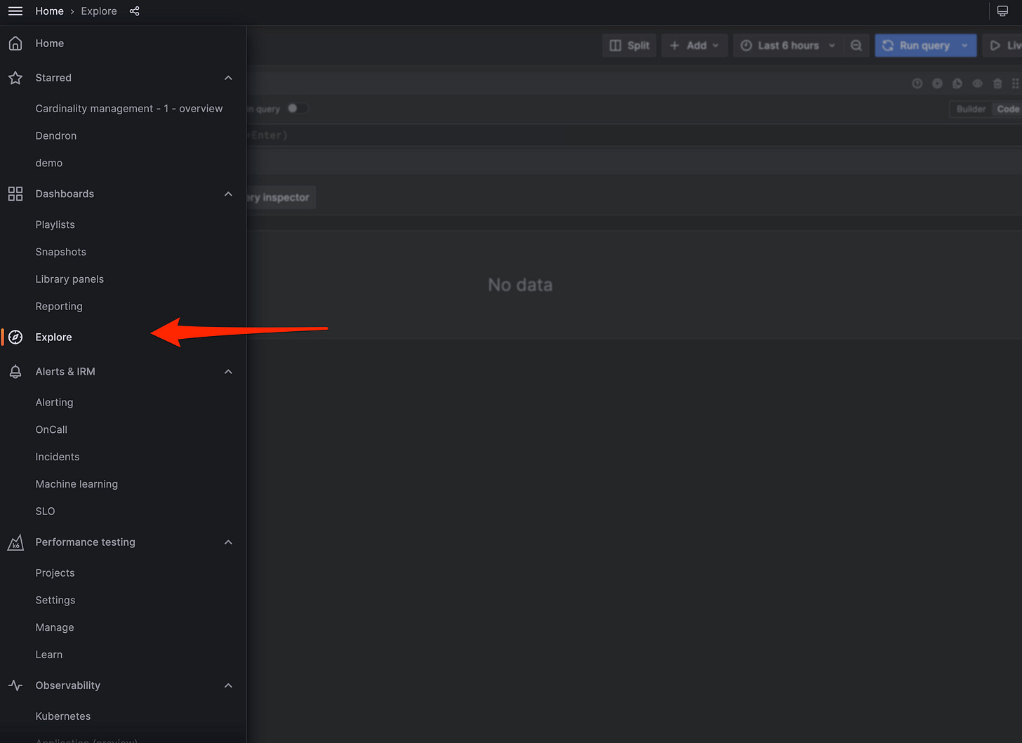 Grafana Explore